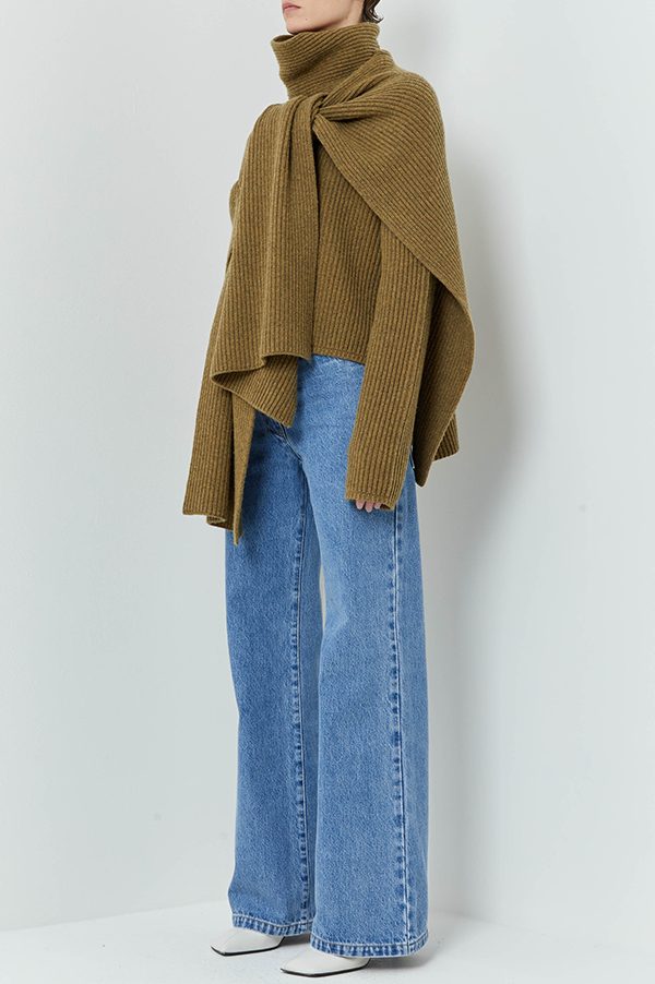 Karian Cape Scarf in Dijon (Sold Out)