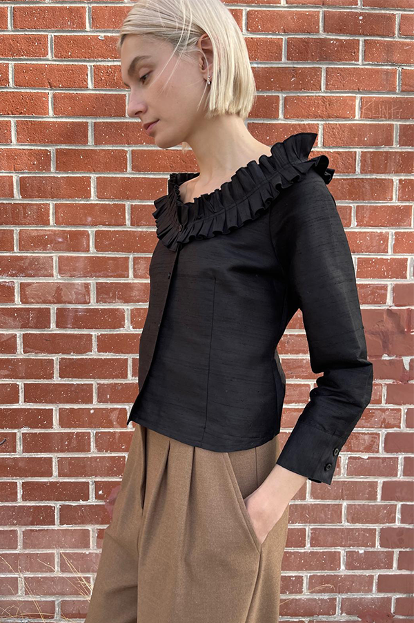 Amalia Blouse in Black