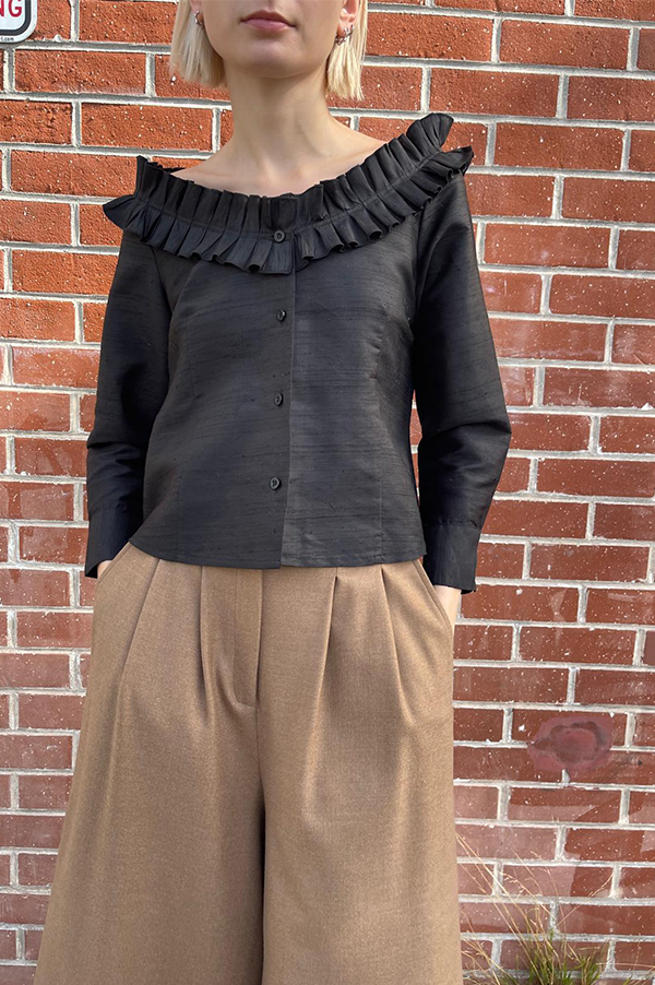 Amalia Blouse in Black