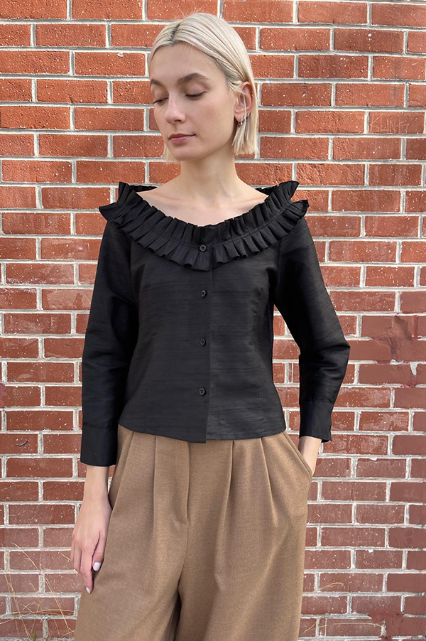 Amalia Blouse in Black