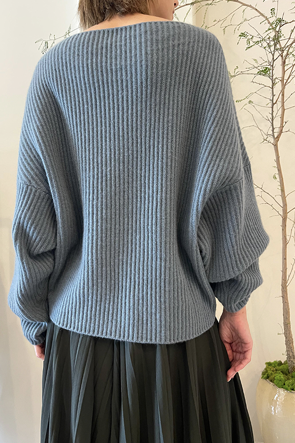 Batwing Ribbed Sweater in Norfolk