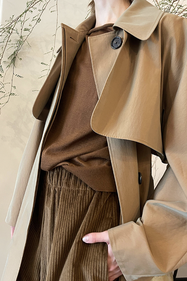 Corduroy Gaucho Pants in Toffee