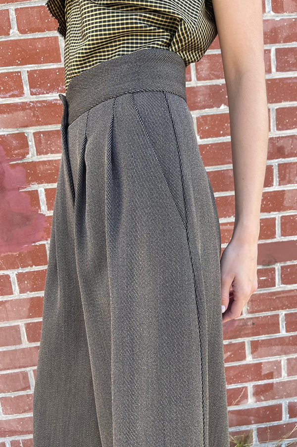 Cover High Waist Pants in Tortora