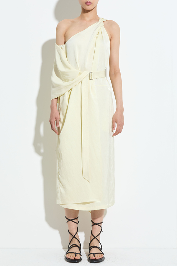 Dera Sleeveless Dress in Vanilla