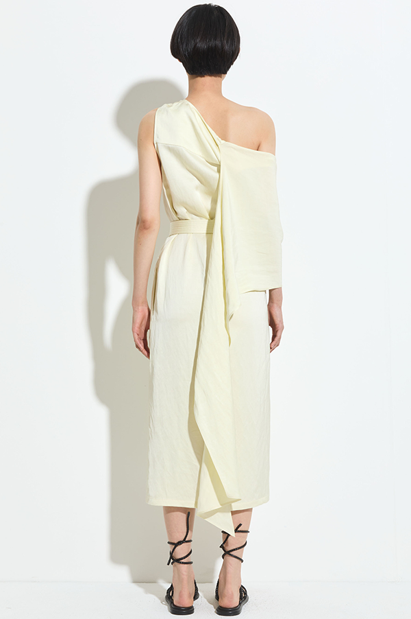 Dera Sleeveless Dress in Vanilla
