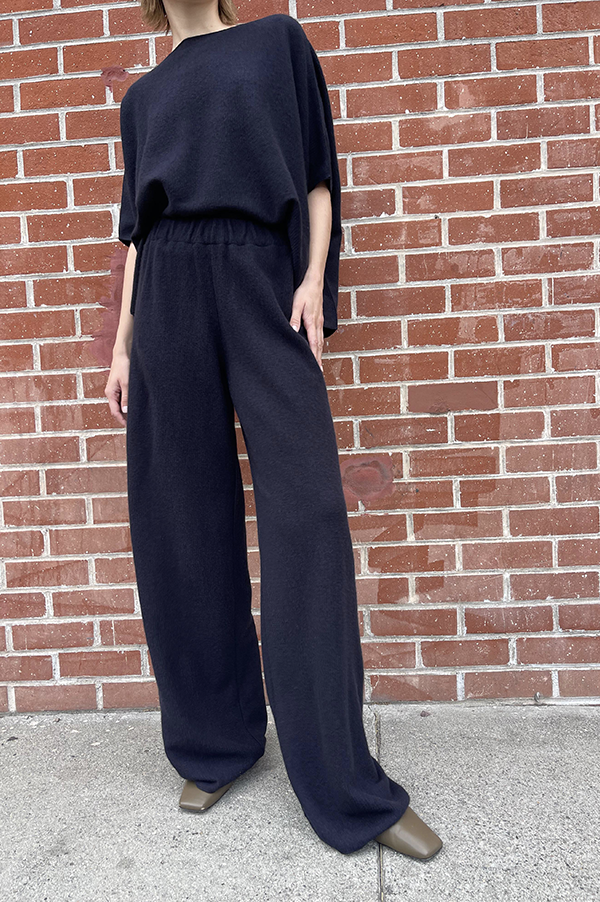 Easy Knit Pants in Midnight