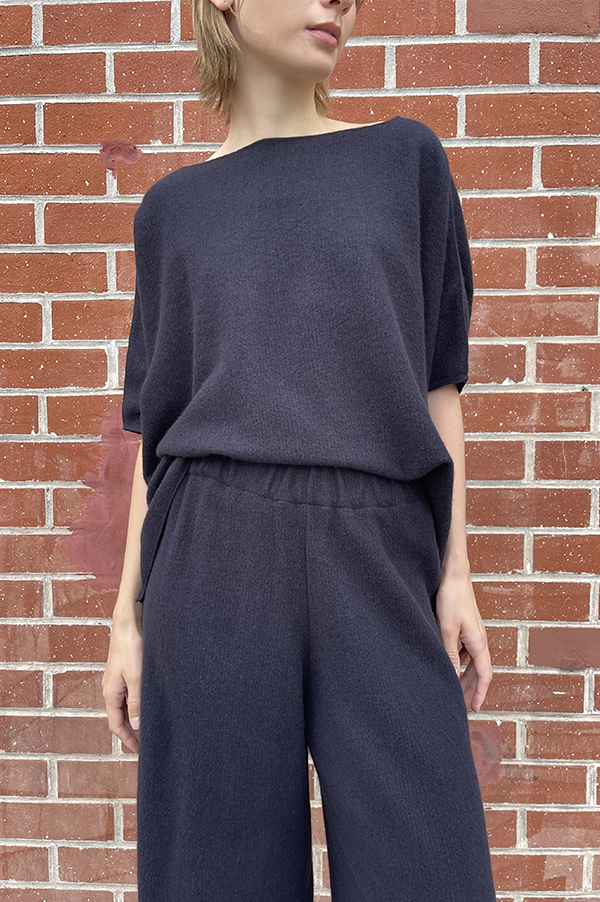 Easy Knit Pants in Midnight