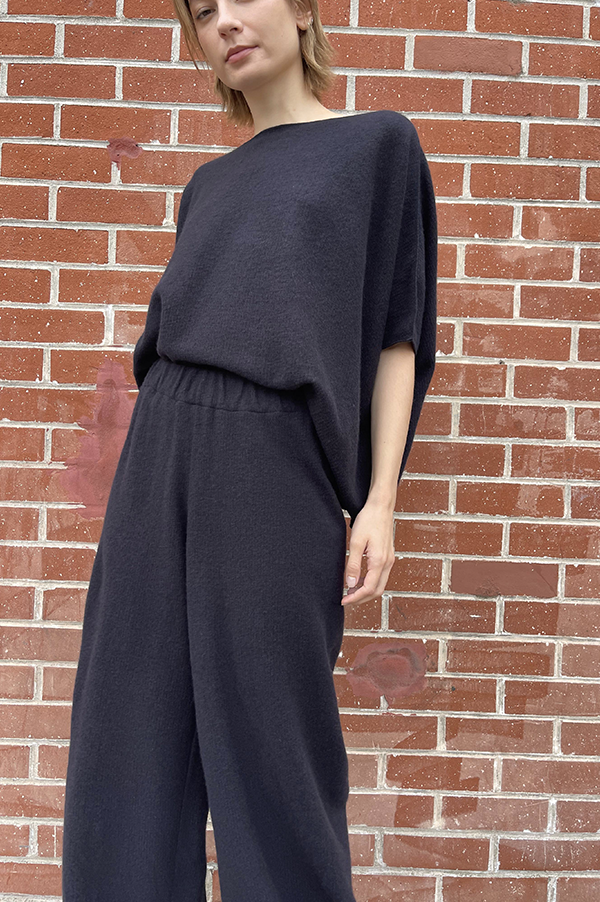 Easy Knit Pants in Midnight