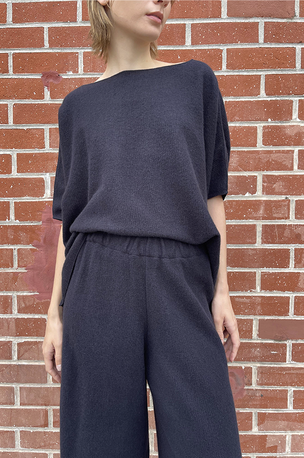 Easy Knit Pants in Midnight