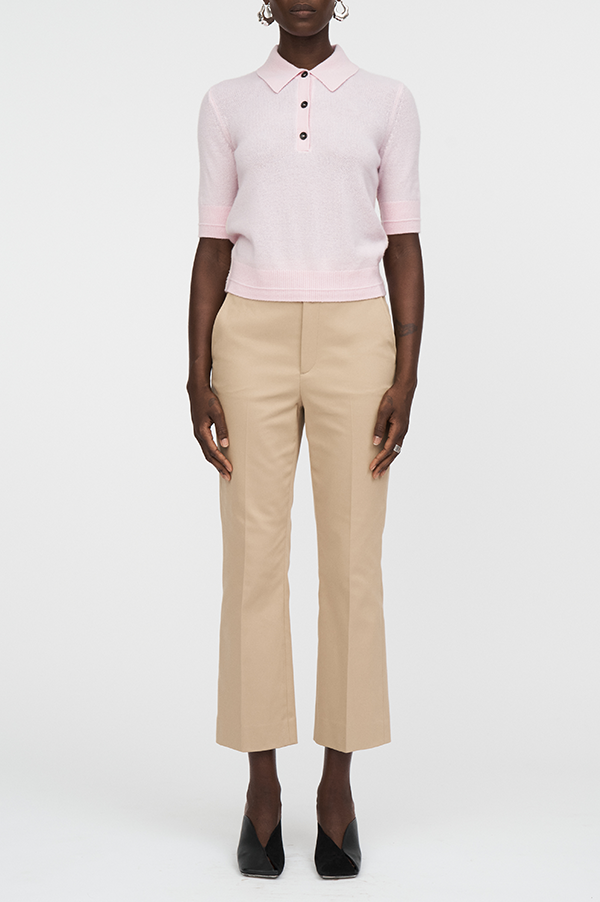 Featherweight Polo in Whisper Pink