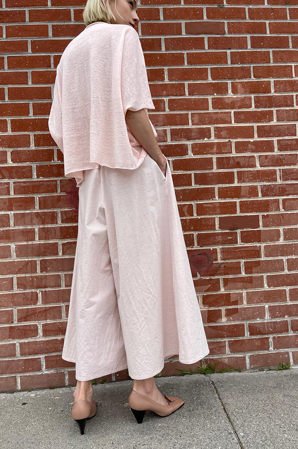 Dusan Gaucho Pants In Cherry Blossom