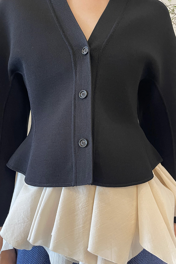 Ashlyn Henry Cardigan. Ashlyn cardigan with peplum. Ashlyn soft merino wool. Ashlyn knit. Ashlyn Fall 2025, Ashlyn sweater. Ashlyn black cardigan. Ashlyn black sweater. Ashlyn  Luxurious knit. Black cardigan. Black cardigan. Des Kohan Ashlyn. Ashlyn Henry Des Kohan Fairfax Ashlyn. Ashlyn West Hollwood. Ashlyn exclusives. Ashlyn winter 2025. n Fall 2025. Ashlyn winter 2025. Ashlyn CFDA nominee. Des Kohan Ashlyn. Des Kohan exclusive Ashlyn. Des Kohan Los Angeles. Ashlyn Park. Ashlyn button down sweater noir. 
