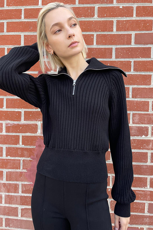 High Sport Chester Sweater in Black