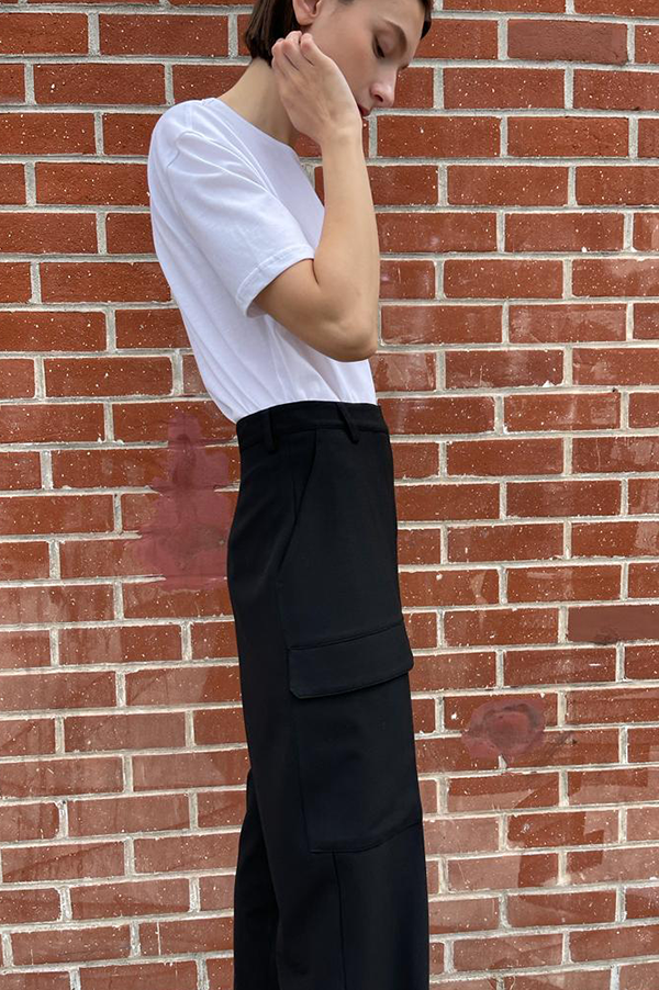 Beaufille Holt Cargo Trousers in Black