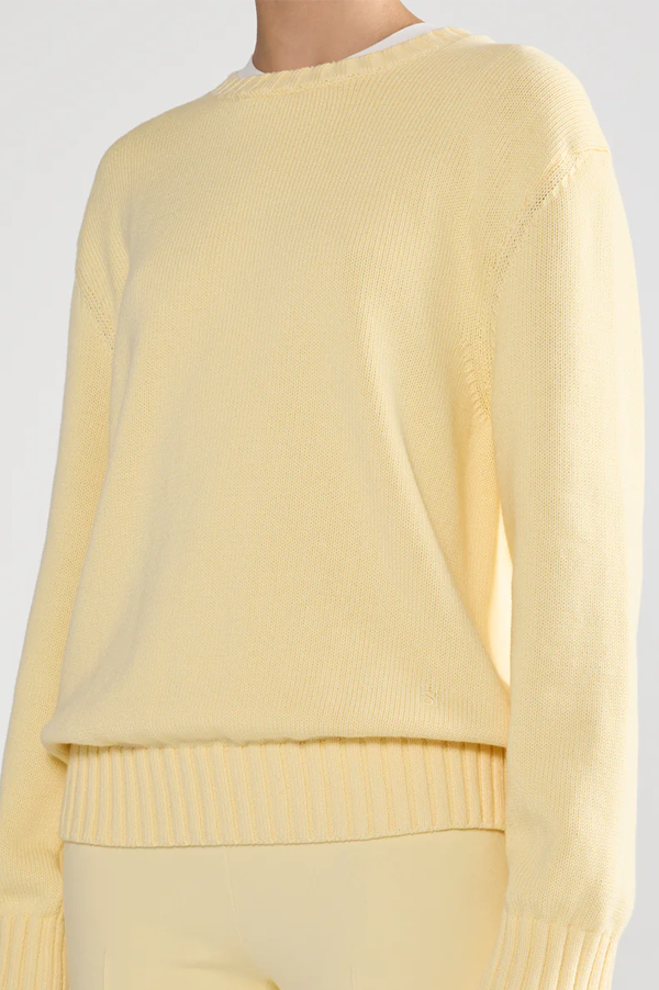 Jordan Sweater in Pale Yellow