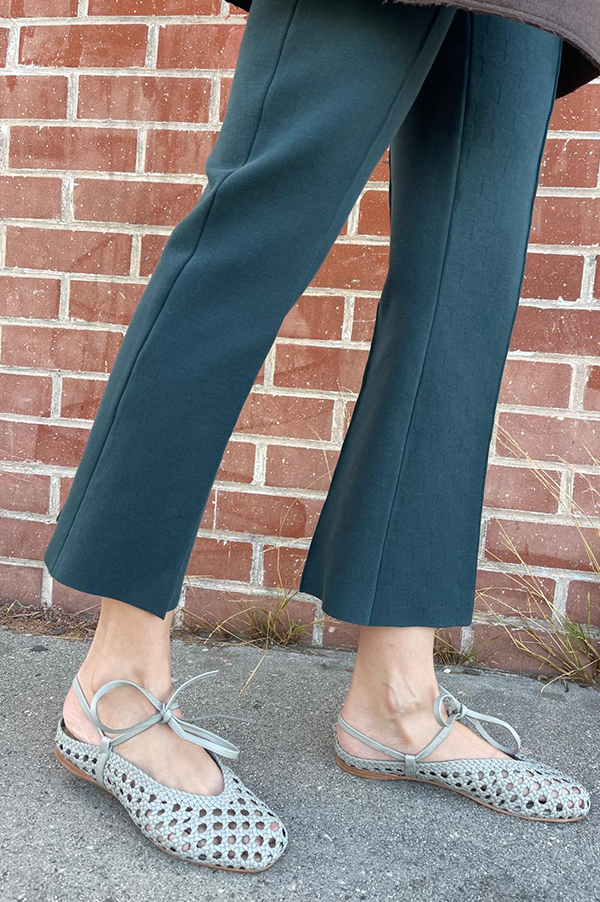 Kick Stretch-Cotton Pants In Slate