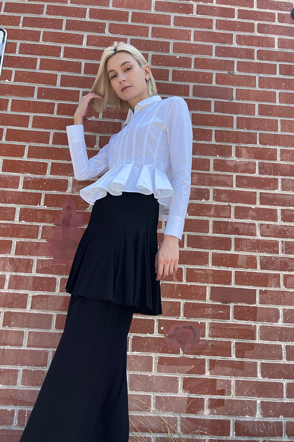 Lulu long sleeved shirt Ashlyn. Ashlyn White shirt. Ashlyn Lulu shirt white. Ashlyn panels shirt white. Ashlyn cropped peplum shirt. Ashlyn white shirt. Ashlyn Slim fit dress white. Ashlyn short full shirt with flares white. Ashlyn slim fit blouse white. Des Kohan Ashlyn. Ashlyn West Hollywood. Ashlyn Los Angeles. Ashlyn Des Kohan Los Angeles. 