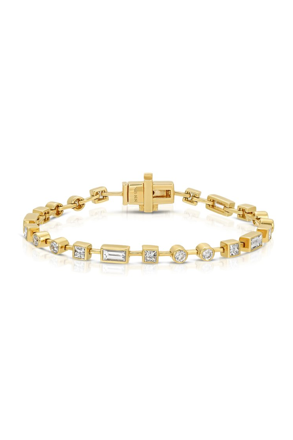 Modern Tennis Bracelet