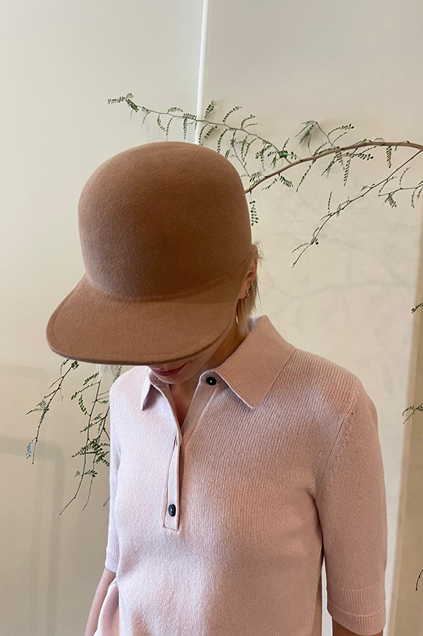 Palas Cap In Camel