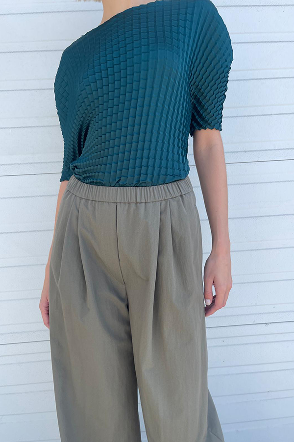 Pisha Pants in Moss Green