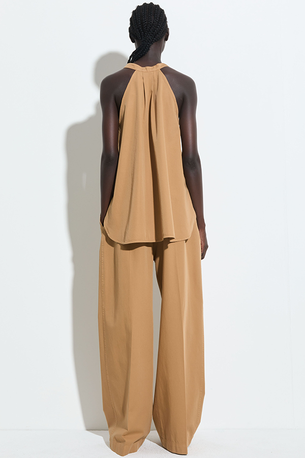 Terrica Garment Dyed Top in Camel