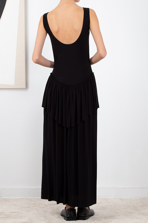 Teriot Jersey Dress in Black