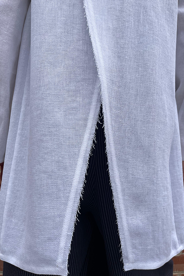 Open Back Men’s Jacket in White (Sold Out)