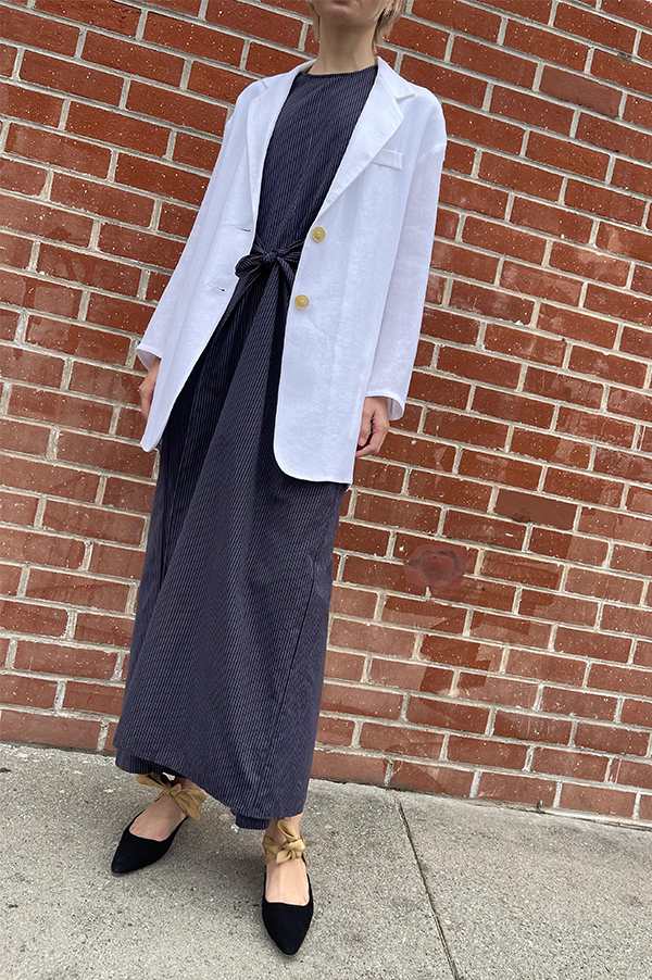 Open Back Men’s Jacket in White (Sold Out)