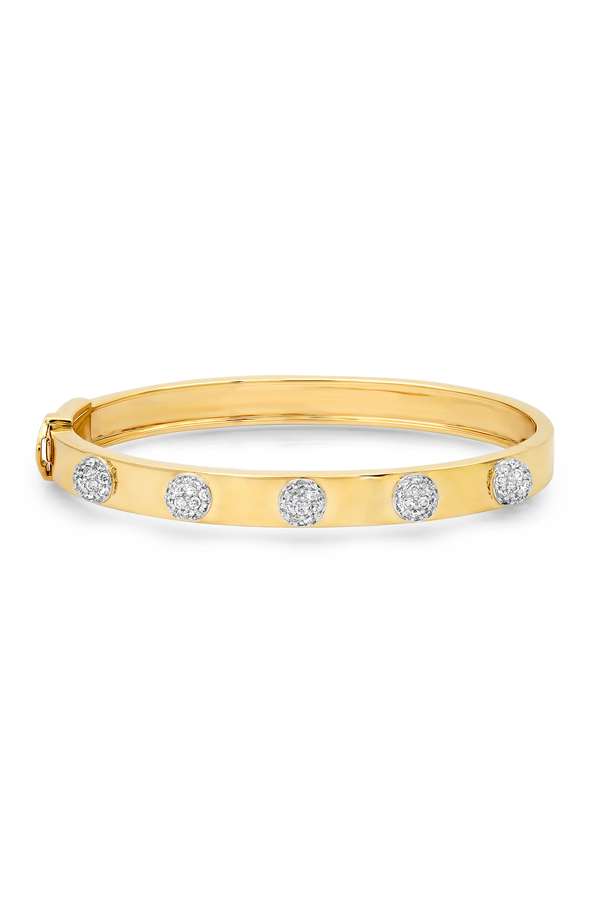 Diamond Orb Bangle