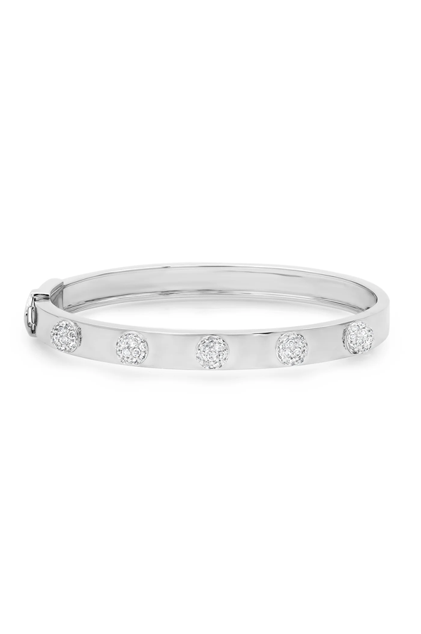 Diamond Orb Bangle