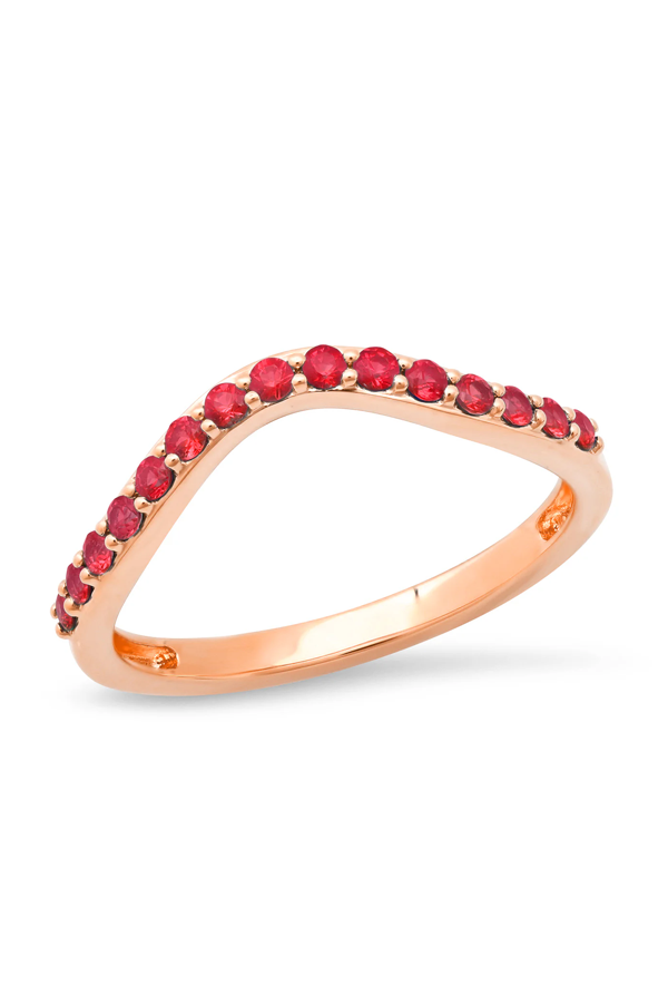 Ruby Contour Ring