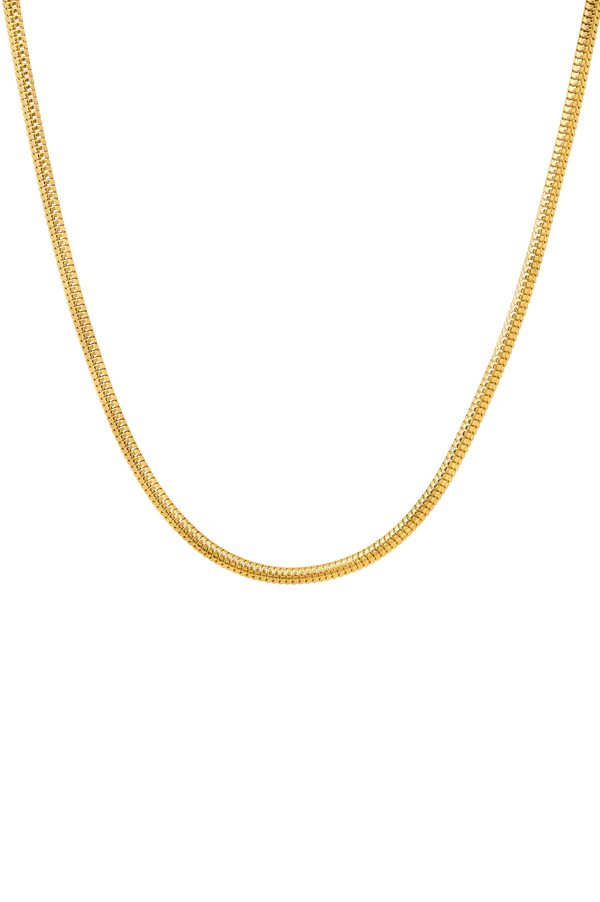 Thick Snake Chain Necklace 24"