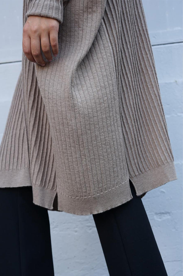 Four Slit Over Sweater