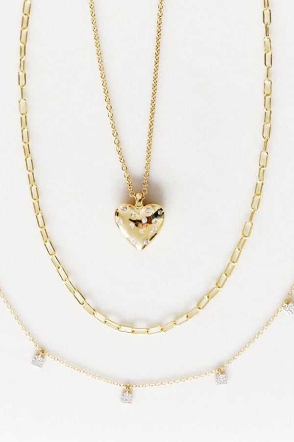 Gold Link Chain Necklace