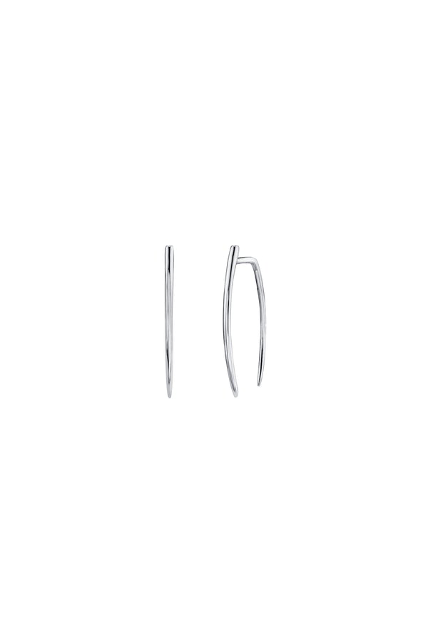 Large Classic Infinite Tusk Earrings