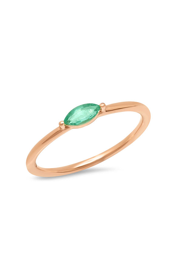 Emerald Marquise Ring