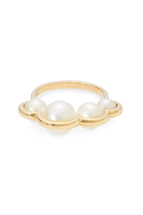 Nataf Joaillerie 14k Pearl Cloud Ring